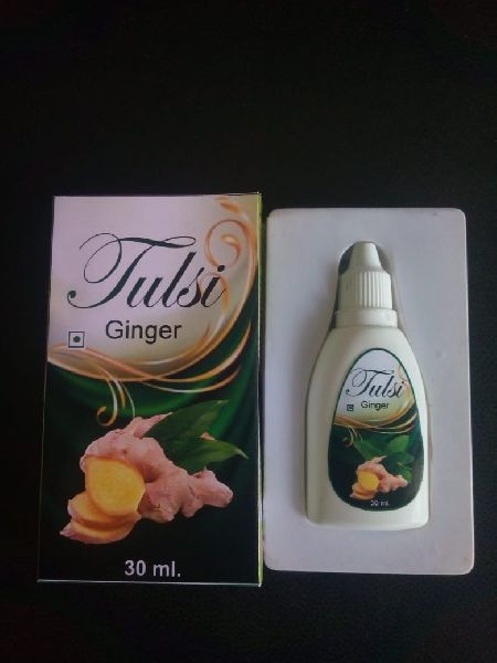 Tulsi Ginger Drops, Form : Liquid