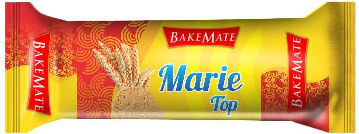 BakeMate Marie Top wheat Biscuits, for Snacks, Certification : Halal Certified