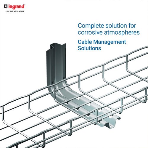 Legrand Aluminum cable tray, Color : Metallic Silver