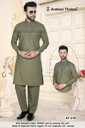 Plain Men Fancy Pathani Suit, Occasion : Casual