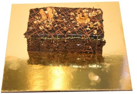 Chocolate Walnut Brownie, Shape : Square