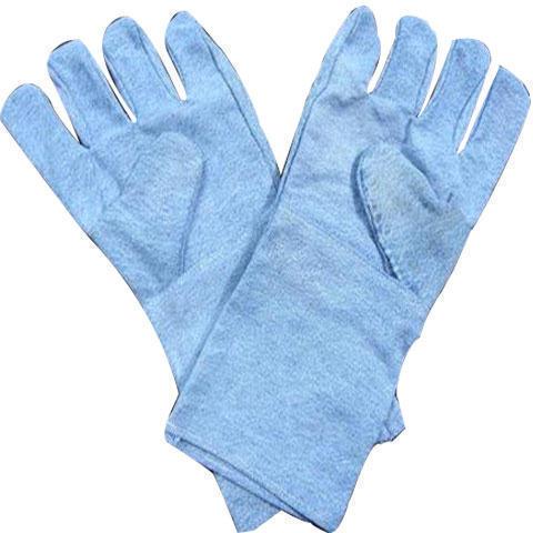 Plain Denim Jeans Fabric Gloves, Feature : Durable