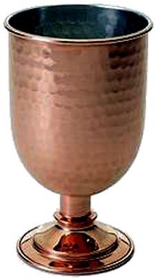 Divian Decor copper goblet glass, for Drinking Use, Pattern : Hammered