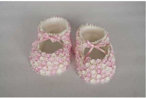 Floral Infant Booties, Age Group : Upto 2 Year