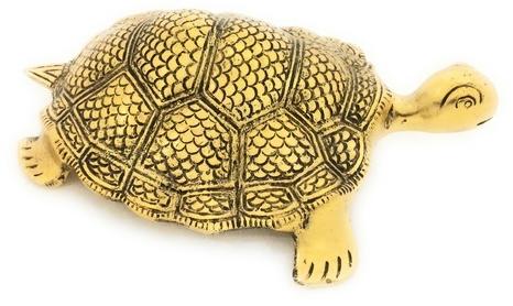 Metal Gold Plated Tortoise, Color : Golden