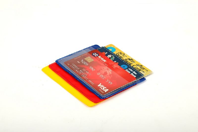 Plain PU ATM Card Pouch, Size : Standard