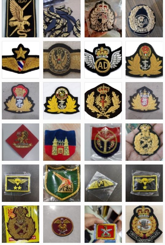 Hand Embroidery Badges, Technics : Made at best price INR 20INR 400 ...