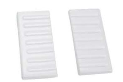 Plain Ceramic Toilet Foot Rest, Color : White