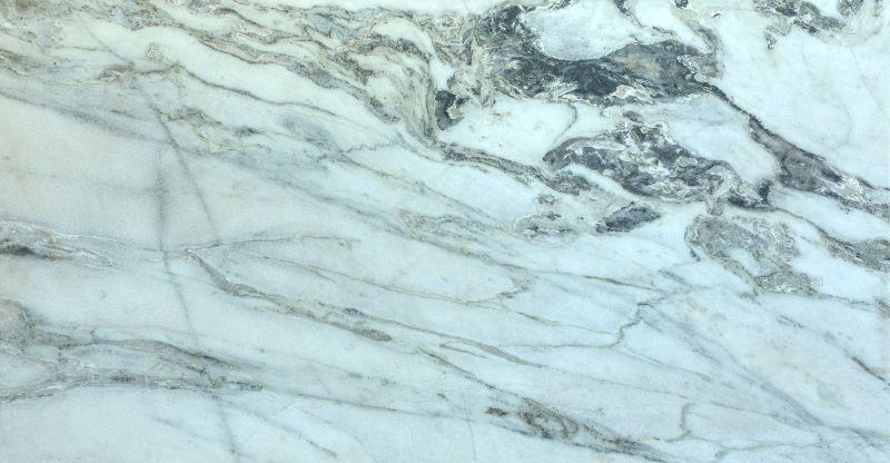 Ice White Marble Slab with Lappatura Finish