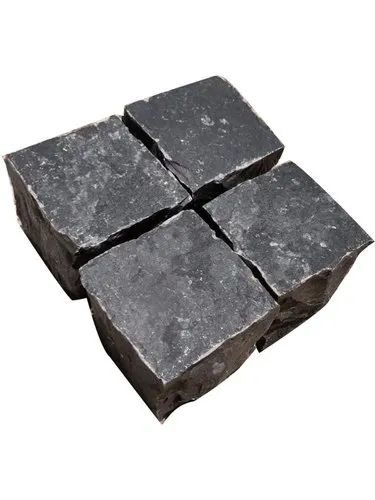 Plain Cobbles Black Granite, Size : 120x240cm