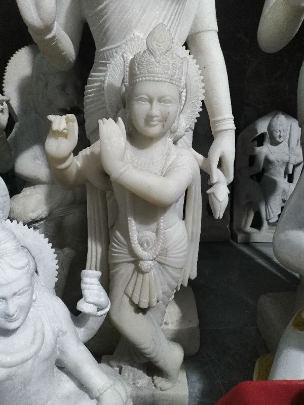 Krishan ji marble statue