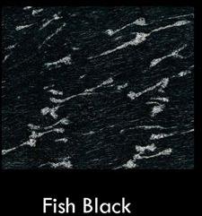 Fish Black Alaska Granite Stone