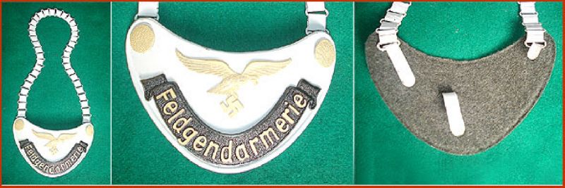 WW2 German Luftwaffe Feldgendarmerie Gorget, Feature : Easy To Hanging, Rust Proof