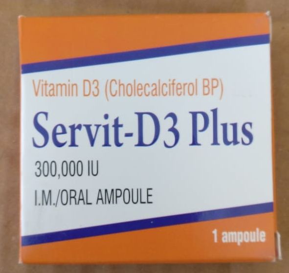 Servit-D3 Plus Injection, Form : Liquid