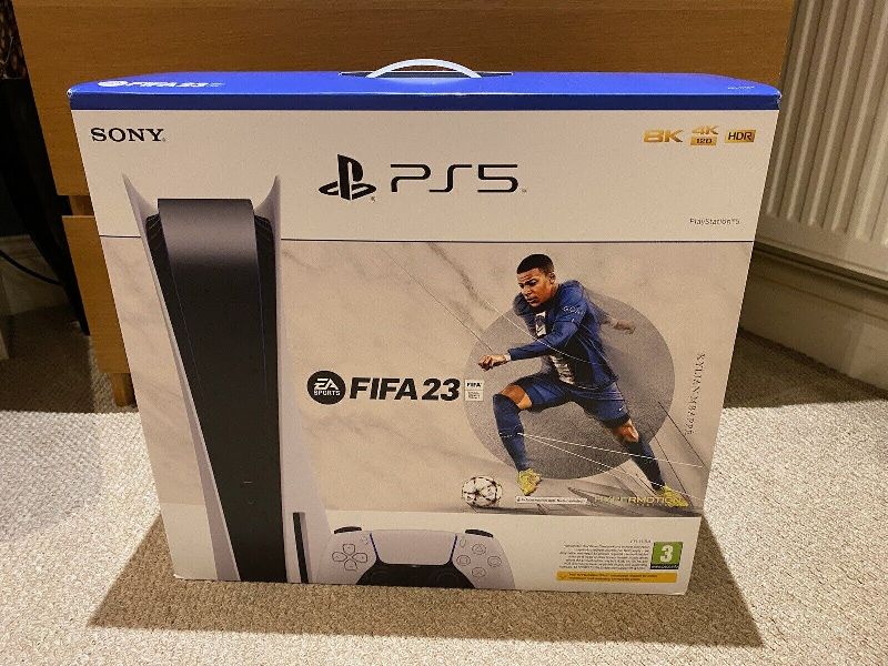 New Sony Play Station 5 PS5 Fifa 23 Disc Edition Console