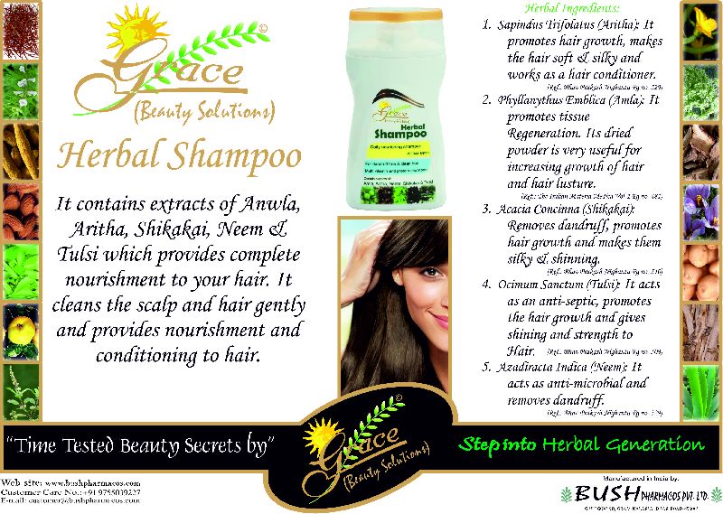 herbal shampoo