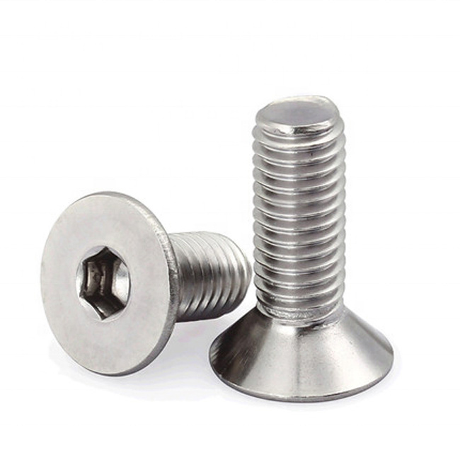 Round CSK Head Allen Bolt, for Industrial Automotive etc., Color : Metallic