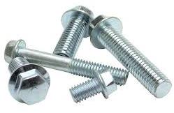 Hot Dip Galvanizing Flange Bolts, for Industrial Automotive etc., Length : 40-50mm
