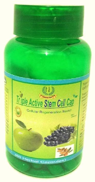 Triple Active Stem Cell Capsule, Packaging Type : Bottle