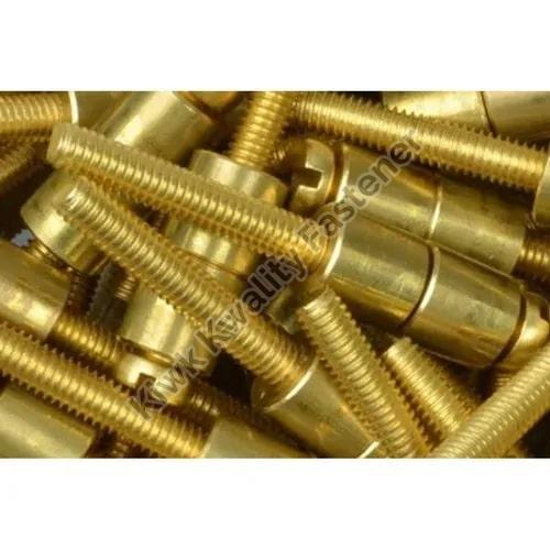 Anodizing Alloy C27400 Brass Fasteners, for Hardware Fitting, Size : 6 mm (Dia)