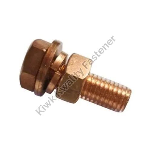 Alloy C65500 Silicon Bronze Fasteners, for Hardware Fitting, Size : 8 mm (Dia.)