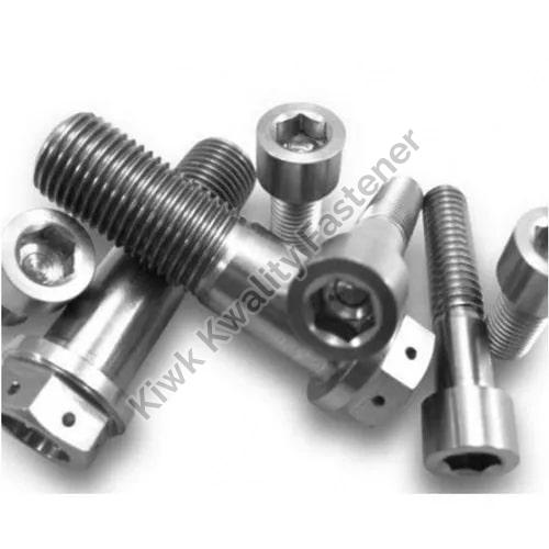 Polished Grade 9 Titanium Fasteners, for Hardware Fitting, Size : Standard