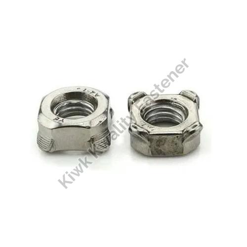 Polished Stainless Steel Square Weld Nuts, for Hardware Fitting, Certification : ISI Certified