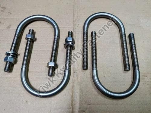 Polished Stainless Steel U Bolts, for Pipe Fitting, Size : Standard