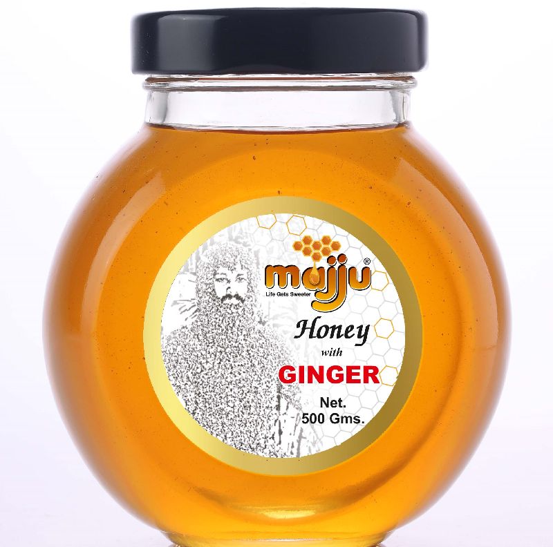 Ginger Honey, for Clinical, Foods, Gifting, Feature : Digestive, Energizes The Body, Freshness, Optimum Purity