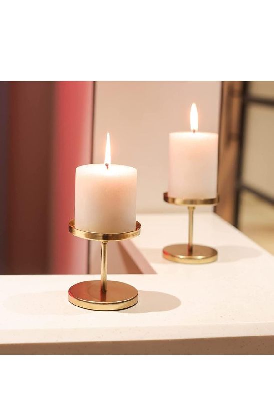 Candle Stand Set, for Decor, Festival. Giffting, Color : Gold