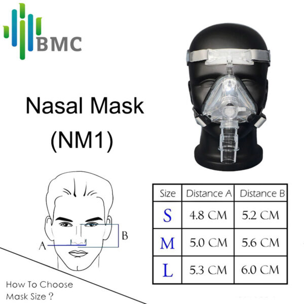 BMC CPAP Mask, Size : L