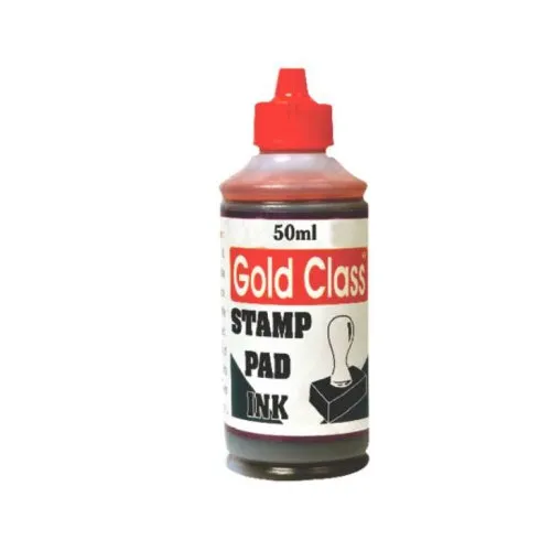 Red Stamp Pad Ink, Form Liquid, Packaging Type Plastic Bottle at