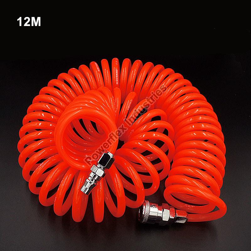 PVC High Pressure Pneumatic Hose, for Industrial Use, Color : Red