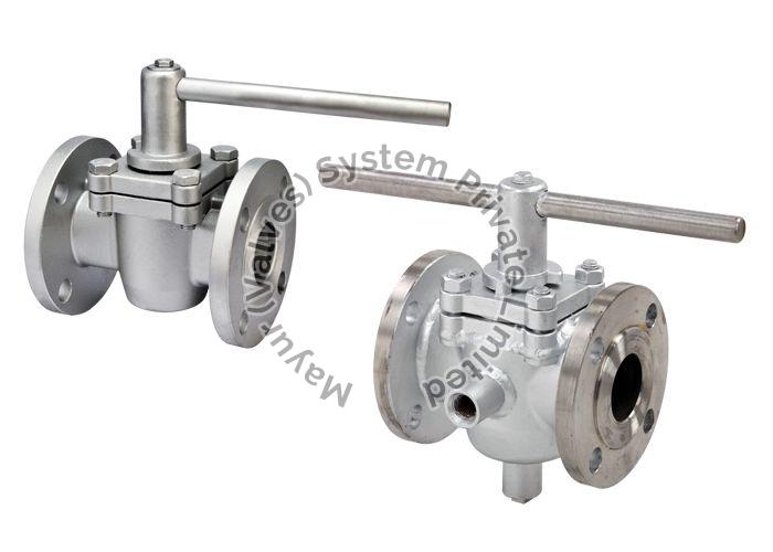 MVS Stainless Steel industrial plug valve, for Gas Fitting, Oil Fitting