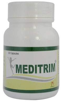 Meditrim 30'S capsule, for Personal, India, Purity : 100%