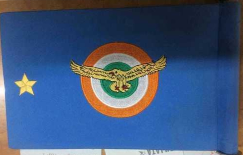 Square Indian Air Force Car Flag, Style : Stable