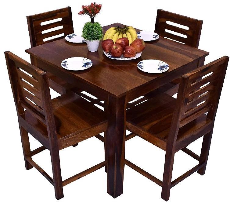4 Seater Dining Table Set, for Restaurant, Hotel, Home, Feature : Termite Proof, Quality Tested, Easy To Place