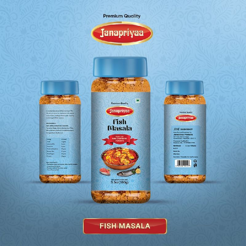 Janapriyaa Fish Masala Powder, Feature : Good In Taste, Rich Flavor
