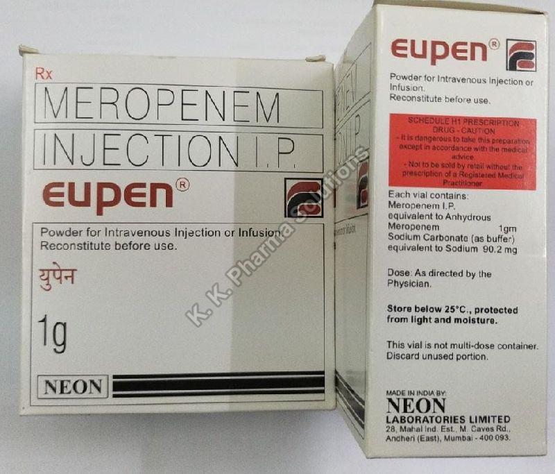 Eupen 1gm Injection At Rs 850 Pack In Mumbai K K Pharma Solutions