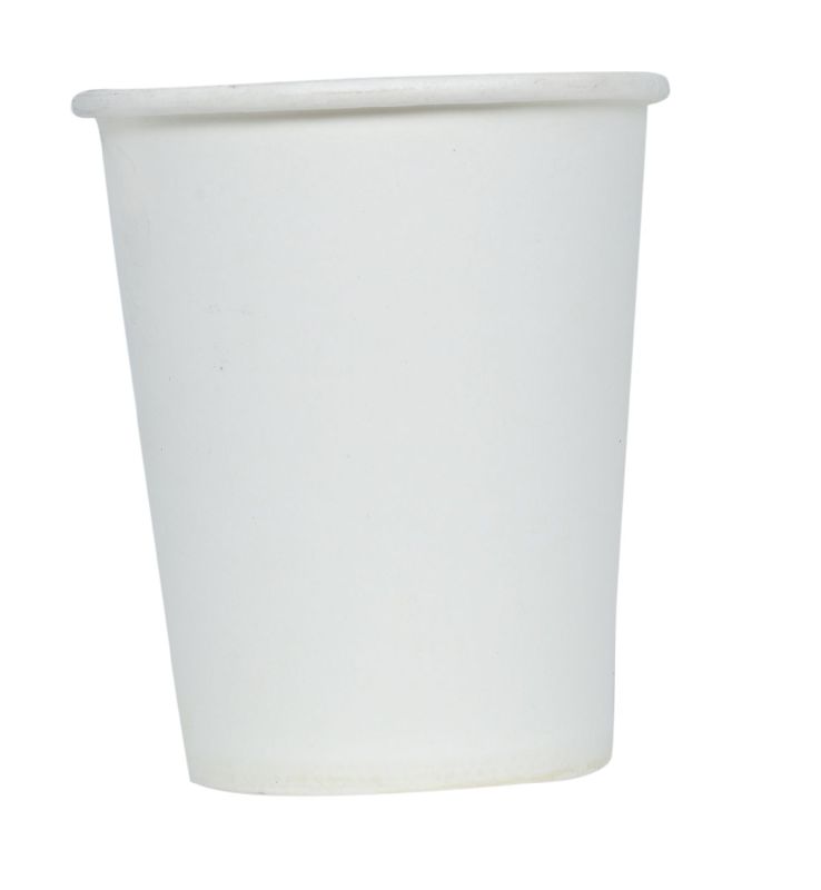8oZ White Paper Cups, Shape : Round