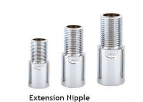 Nylo Stainless Steel Polished Extension Nipple, Feature : Fine Finished