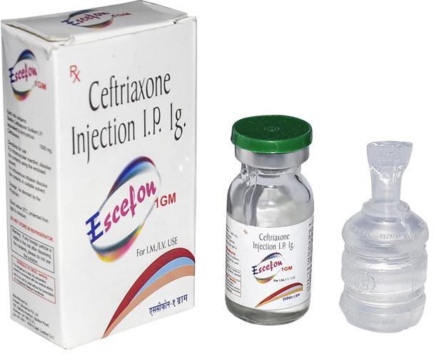 ESCEFON INJECTION, Composition : Ceftriaxone