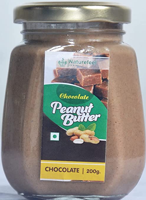 200gm Naturefeel Chocolate Peanut Butter, for Human Consumption, Form : Paste