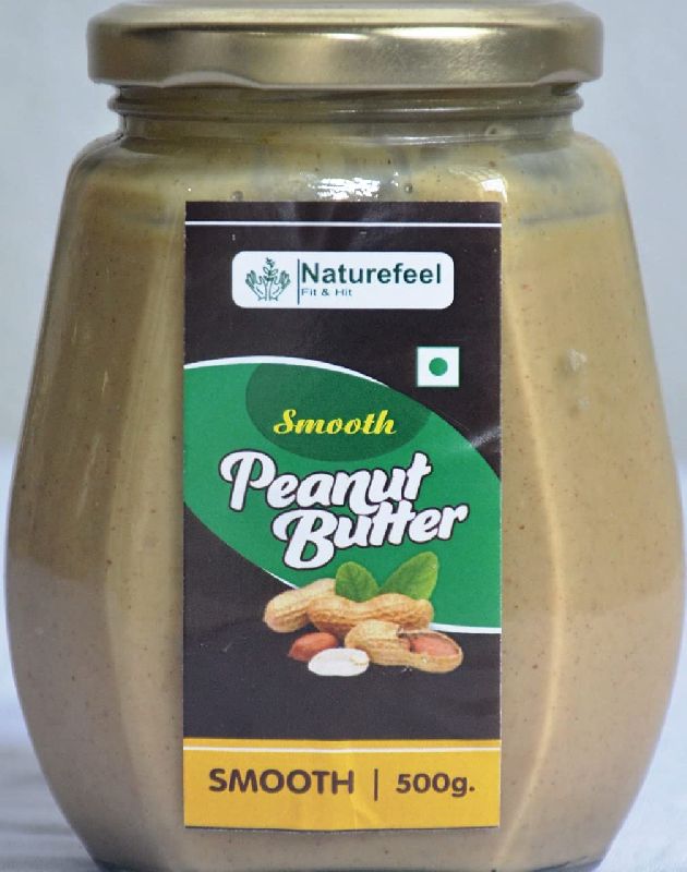 500gm Naturefeel Smooth Peanut Butter, for Home Purpose, Form : Paste