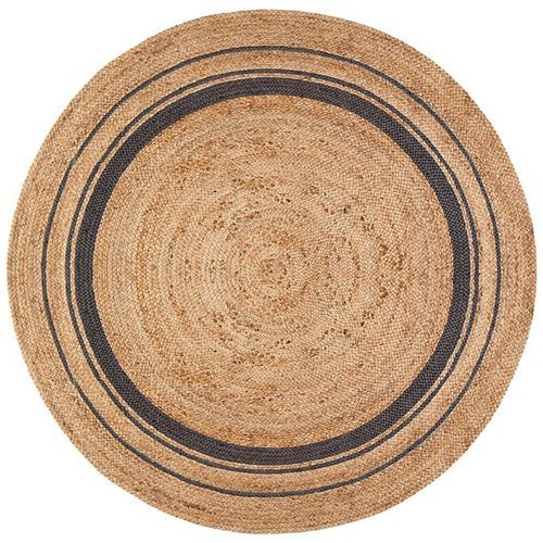 Braided Jute Round Rugs -2, for Floor, Technique : Handmade