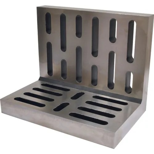 Rectangular Polished Cast Iron Precision Plate, for Industrial, Color : Grey