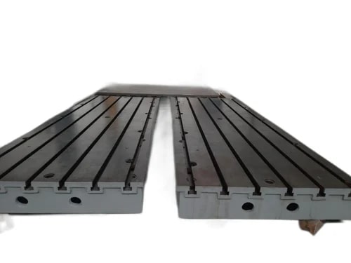 Rectangular Rectangle Cast Iron Bed Plate, for Industrial, Certification : ISI Certified