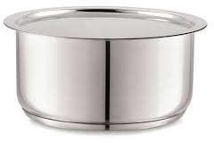 Round Stainless Steel Impact Bonded Tope, for Cookware, Color : Silver