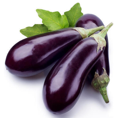 Round Organic Fresh Brinjal, for Cooking, Color : Purple
