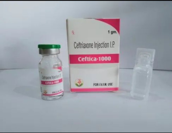 Ceftica-1000 Injection, Packaging Type : Vial